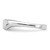 Sterling Silver RH-plated Polished Elongated Heart Children's Ring QR5966-4