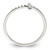 Sterling Silver Rhodium-plated CZ Sideways Cross Ring QR5886-9