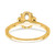 14K Gold Lab Grown Diamond VS/SI FGH Round Semi-Mount Eng. Ring RM7989E-100-YLG