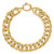 14K Yellow Gold Polished Fancy Curb Link Bracelet SF2582-8.5