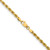 14K 18 inch 3.25mm Diamond-cut Rope with Lobster Clasp Chain 024L-18