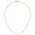 14K Polished Cube Stations w/ 2in ext. Necklace SF2975-16