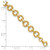 14K Polished & Textured Fancy Link Bracelet SF2693-7