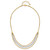 14K Two-tone Polished and Diamond-cut Layered Plus 2in ext. Necklace SF2985-15.75