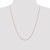 14K Rose Gold 24 inch .85mm Diamond-cut Spiga with Lobster Clasp Chain RSC34-24