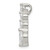 Sterling Silver Polished CZ Pendant QP2089