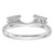 14K White Gold Lab Grown Diamond VS/SI FGH Wrap RM3071B-028-WLG