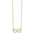 14K Polished Infinity Necklace SF2651-16.5