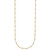 14K Polished and Diamond-cut Beaded Necklace SF3036-16.75