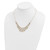 14K Two-Tone Adjustable Circle Necklace SF1651-16