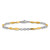 14K Two-tone Polished 7.75in Bracelet SF2980-7.75