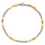 14K Two-tone Polished 7.75in Bracelet SF2980-7.75