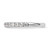 14K White Gold Lab Grown Diamond VS/SI FGH Wedding Band RM2927B-056-7WLG