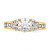 14K Gold Lab Grown Diamond VS/SI FGH Semi-Mount Engagement Ring RM2873E-125-7YLG