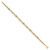 14K Two-Tone Triple Strand Bracelet SF1544-7.25