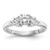14K White Gold Lab Grown Diamond VS/SI FGH Peg Semi-mount Eng Ring RM2775E-024-WLG
