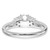 14K White Gold Lab Grown Diamond VS/SI FGH Peg Semi-mount Eng Ring RM2775E-024-WLG