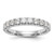 14K White Gold Lab Grown Diamond VS/SI FGH Wedding Band RM2927B-084-7WLG