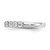 14K White Gold Lab Grown Diamond VS/SI FGH Wedding Band RM2927B-084-7WLG