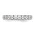 14K White Gold Lab Grown Diamond VS/SI FGH Wedding Band RM2927B-084-7WLG