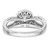 14K White Gold Round Lab Grown Dia VS/SI FGH Semi-Mount Eng Ring RM2145E-100-7WLG