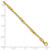 14K Diamond-cut Beaded 7.5in Bracelet SF3026-7.5