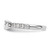 14K White Gold Lab Grown Diamond VS/SI FGH Peg Semi-mount Eng Ring RM2927E-070-7WLG