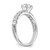 14K White Gold Lab Grown Diamond VS/SI FGH Peg Semi-mount Eng Ring RM2927E-070-7WLG