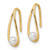 14k Madi K Freshwater Cultured Pearl Teardrop Earrings SE3044