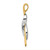 14K Two-Tone Slide SL583