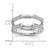 14K White Gold Lab Grown Diamond VS/SI FGH Guard RM3123B-033-7WLG