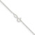 Sterling Silver 1.45mm Forzantina Cable Chain QPE86-24
