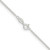 Sterling Silver 1.6mm Forzantina Cable Chain QPE87-18