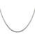 Sterling Silver 2mm Round Snake Chain QSNL060-16