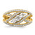 14k Fancy 3-stone Diamond Ring RM5675-100-YA