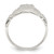 Sterling Silver Solid Claddagh Ring QR958-7