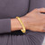 10k 5/16 Florentine Engraved Hinged Bangle Bracelet 10FE5/16
