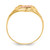 10k Two-Tone Amor 15 Heart Ring 10R99
