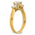 14ky Lab Grown Diamond VS/SI FGH 3-Stone Semi-mount Engagement Ring RM4229E-150-YLG