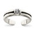 Sterling Silver CZ Antiqued Toe Ring QR844