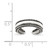 Sterling Silver Antiqued Toe Ring QR884