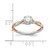 14K Two-Tone Lab Grown VS/SI FGH Dia Twist Design Complete Eng Ring RM5909E-050-CWRLG