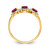 14k Composite Ruby and Diamond 3-Stone Ring RM5744-RU-013-YA