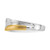 14k Two-tone 3-Stone 1/10 carat Diamond Complete Men's Ring RM3678B-010-WYAA