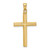 10K Polished Cross Pendant 10D1606