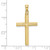 10K Polished Cross Pendant 10D1606