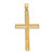 10K Polished Cross Pendant 10D1606