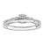 10K White Gold Lab Grown Diamond VS/SI FGH Complete Engagement Ring RM6545E-040-C0WLG