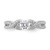 14K White Gold Lab Grown Diamond VS/SI FGH Twist Design Complete Eng RM5970E-045-CWLG