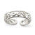 Sterling Silver Toe Ring QR1938